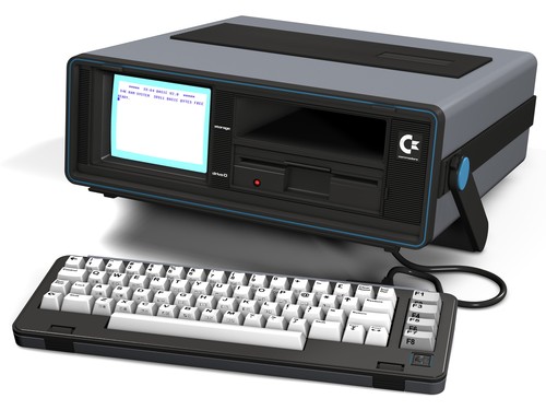 SX-64 ausgeklappt